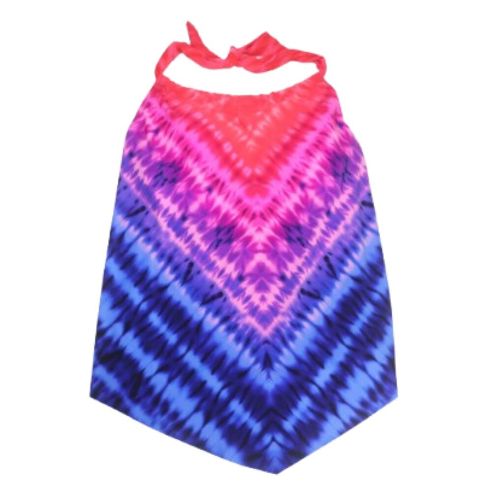 Aqua Green High Neck Angled Tankini Top UPF 50 Size Medium - Picture 2 of 11